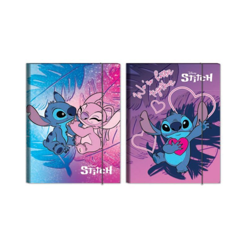 CARTELLINA ELAST. DS01 LILO & STITCH EAN 8055714319544 INGROSSO CARTELLINE