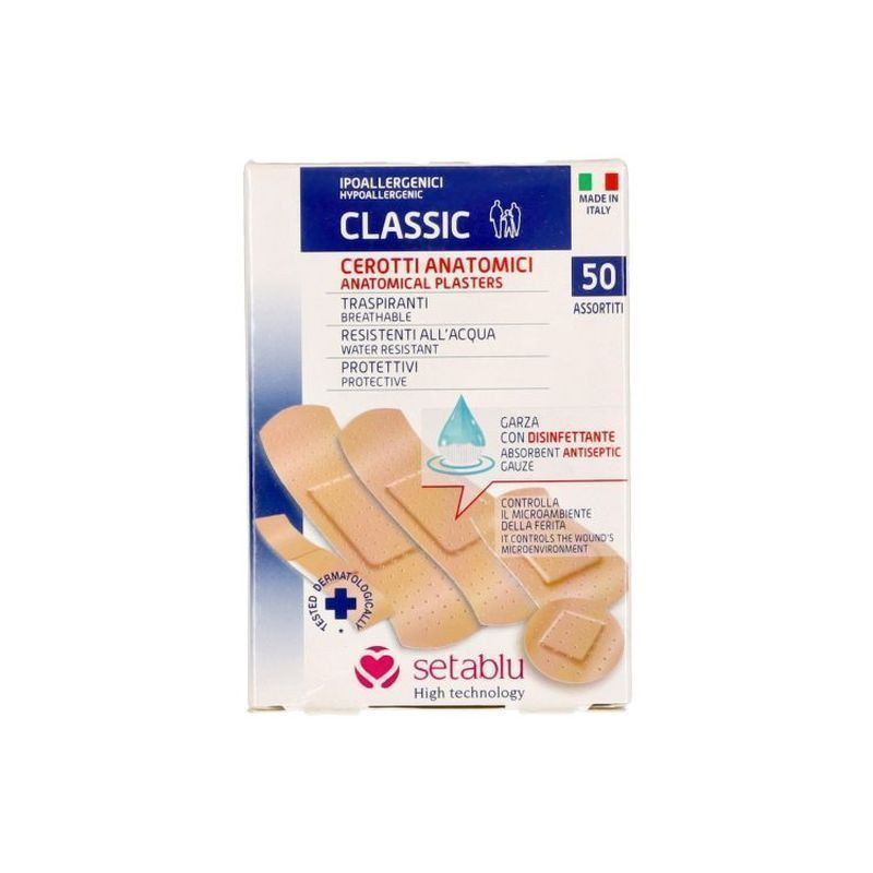 CEROTTI ASSORTITI 50PZ C/APPENDINO EAN 8058951029436 INGROSSO PRODOTTI PER LA SALUTE