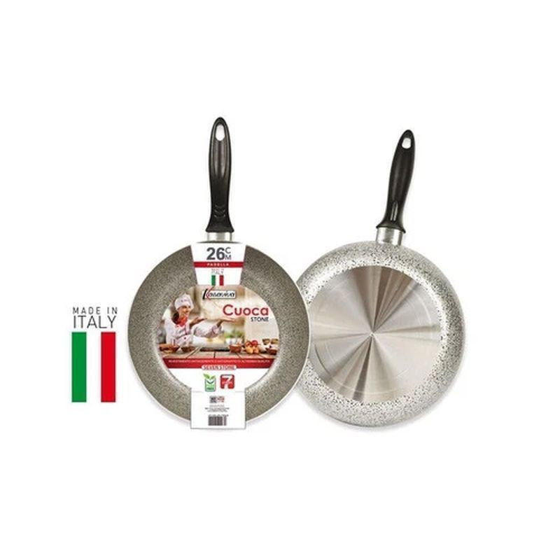 PADELLA CM.26 CUOCA STONE EAN 8034116199107 INGROSSO PENTOLE E TEGLIE