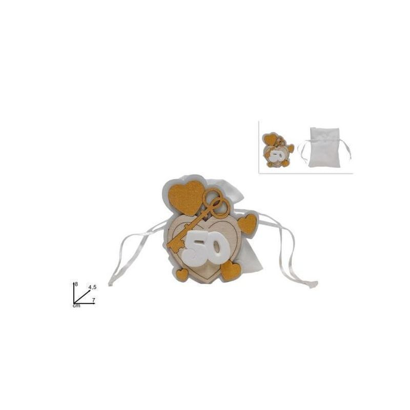 SACCHETTO 50ESIMO ANNIVERSARIO EAN 8034048602508 INGROSSO BOMBONIERE