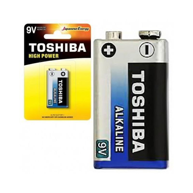 TOSHIBA PILE ALK 6LR61 9V. PZ.1 EAN 4904530592157 INGROSSO PILE STILO MINISTILO ALTRO