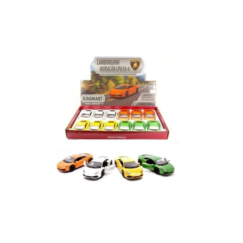 LAMBORGHINI HURACAN LP610 4COL 1:36 EAN 8050040170920 INGROSSO MODELLINI AUTO