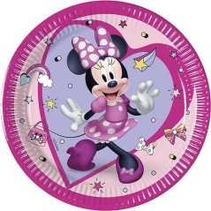 PIATTI CARTA MINNIE JUNIOR CM.20 8PZ EAN 5201184950388 INGROSSO PIATTI PER PARTY