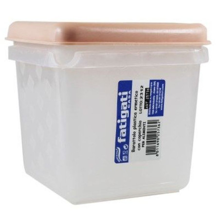 BARATTOLO PLASTICA ERMETICO C/COPERCHIO CASALINGHI EAN 8011690257362 INGROSSO CONTENITORI PER ALIMENTI