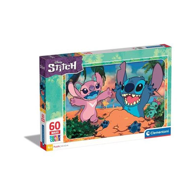PUZZLE MAXI PZ.60 DISNEY STITCH 26596 EAN 8005125265961 INGROSSO PUZZLE CLASSICI