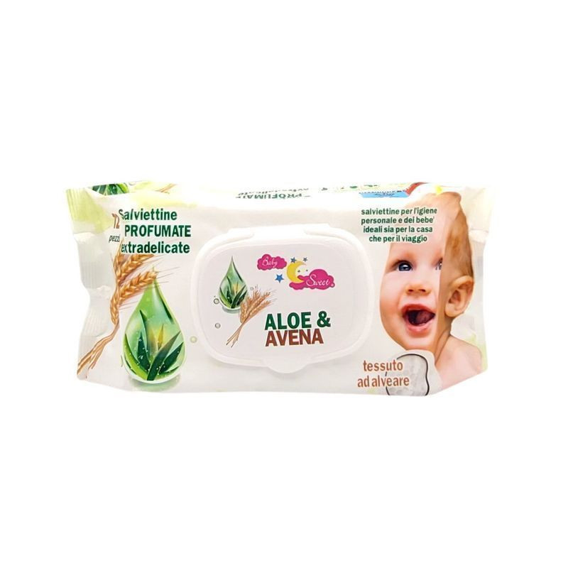 SALVIETTINE DETERGENTI 72 PZ ALOE (24) EAN 8034048613283 INGROSSO DETERGENTI E SALVIETTE