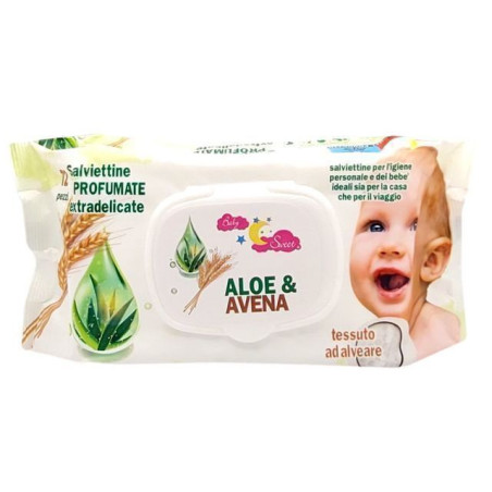 SALVIETTINE DETERGENTI 72 PZ ALOE (24) PROFUMERIA EAN 8034048613283 INGROSSO DETERGENTI E SALVIETTE