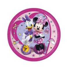 PIATTO PIANO CM.23 PZ.8 MINNIE JUNIOR FESTA E PARTY EAN 5201184940655 INGROSSO PIATTI PER PARTY