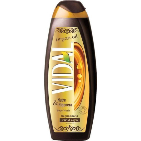 VIDAL BAGNO 500ML. NEW ARGAN OIL PROFUMERIA EAN 8008970055374 INGROSSO DOCCIA SCHIUMA