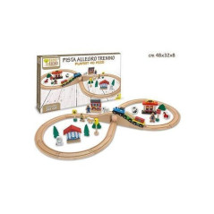 FATTO DI LEGNO - ALLEGRO TRENINO 40PZ GIOCHI E GIOCATTOLI EAN 8017967405023 INGROSSO GIOCHI IN LEGNO