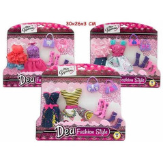 DEA - VESTITI BAMBOLA FASHION STYLE ASS GIOCHI E GIOCATTOLI EAN 8017967659259 INGROSSO ACCESSORI PER BAMBOLE