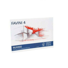 FAVINI 4 BLOCCO 24X33 220GR. RUVIDO CARTOLERIA EAN 8007057331110 INGROSSO BLOCCHI DISEGNO