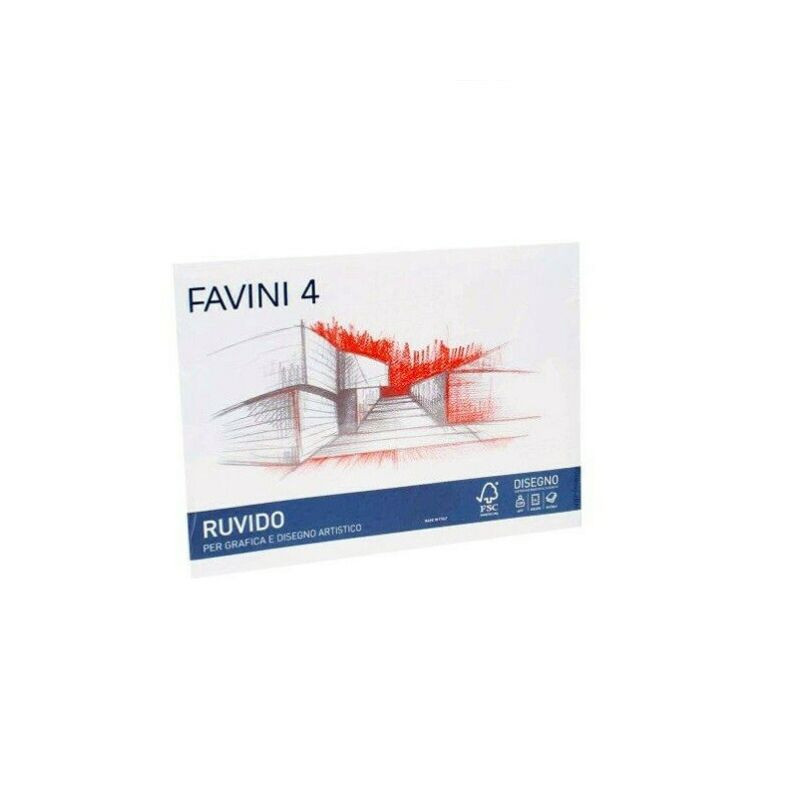 FAVINI BLOCCO F4 24X33 RUVIDO EAN 8007057331110 INGROSSO BLOCCHI DISEGNO