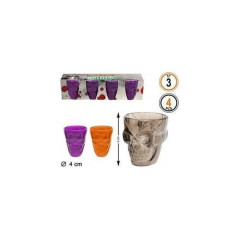 BICCHIERE HALLOWEEN 5CM ASS. EAN 8422259412793 INGROSSO ACCESSORI HALLOWEEN TAVOLA