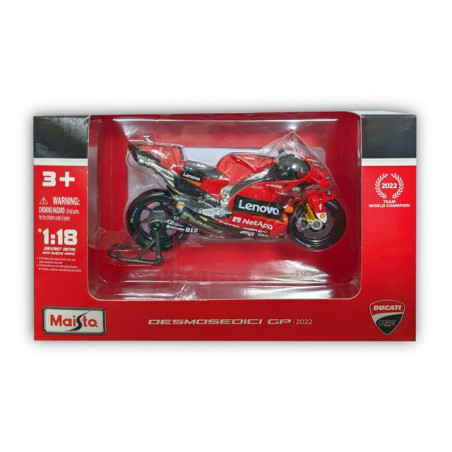 DUCATI LENOVO TEAM 2022 BAGNAIA 1:18 MODELLINI EAN 0090159363910 INGROSSO MODELLINI AUTO
