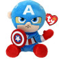 PELUCHE MARVEL 20CM FLOPPY CAP.AMERICA EAN 0008421440023 INGROSSO PELUCHE MORBIDOSI