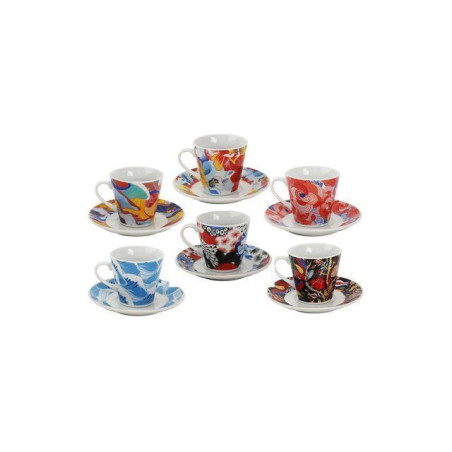 TAZZINE CAFFE' C/PIATTINO X6 SAKURA ASS CASALINGHI EAN 8056234692841 INGROSSO TAZZE
