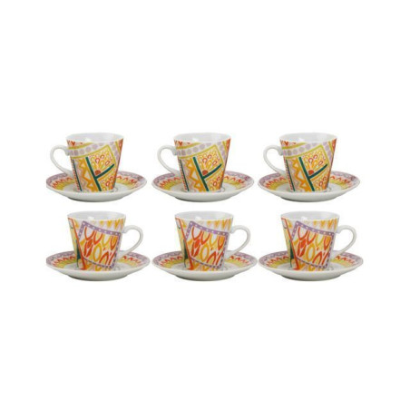 TAZZINE CAFFE' C/PIATTINO X6 SENALES CASALINGHI EAN 8056234692827 INGROSSO TAZZE