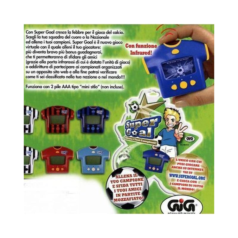 SUPER GOAL GIOCO ELETTRONICO EAN 8027638007173 INGROSSO GIOCATTOLI
