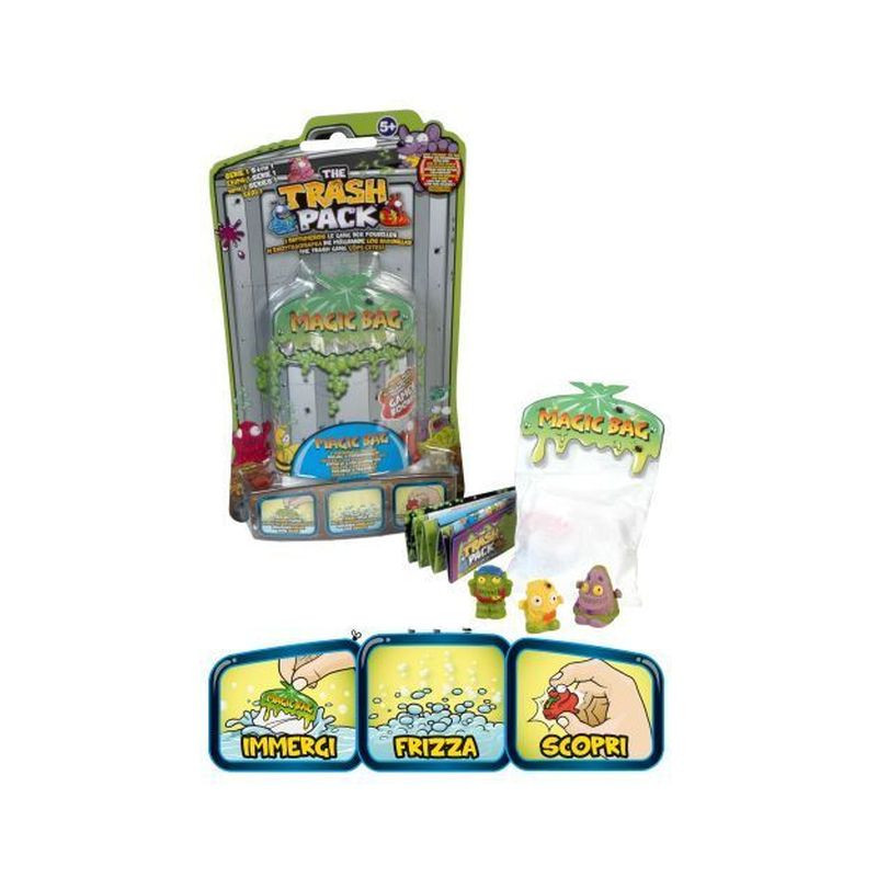 TRASH PACK BL. 3 PEZZI C/BUST. EAN 8027638017035 INGROSSO GIOCATTOLI PER EDICOLA