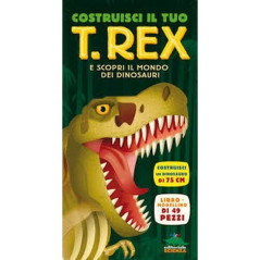 INGROSSO CARTOLERIA COSTRUISCI IL TUO T REX 9788873076827 INGROSSO QUADERNI ALBUM BRISTOL ALBUM DA COLORARE