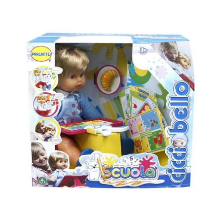 CICCIOBELLO SCUOLA C/TABLET 20X12X45CM EAN 8056379014812 INGROSSO BAMBOLE PUBBLICIZZATE