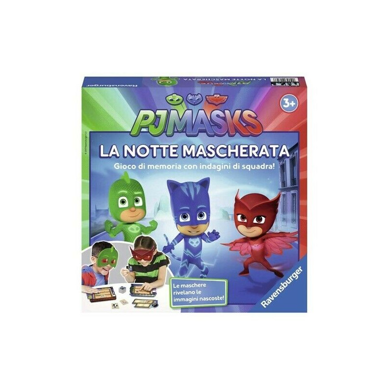 PJ MASKS LA NOTTE MASCHERATA +3ANNI EAN 4005556213566 INGROSSO GIOCHI DI SOCIETA