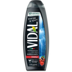 INGROSSO VIDAL BAGNO 500ML. ENERGY & SPORT 8008970055381 INGROSSO ARTICOLI IGIENE E SALUTE DOCCIA SCHIUMA