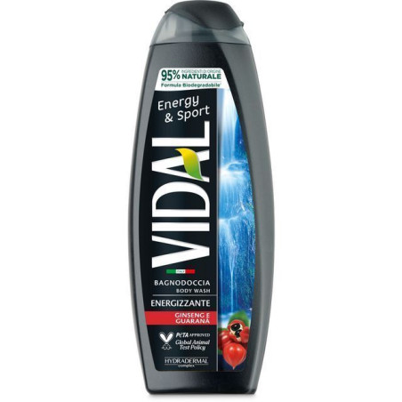 INGROSSO VIDAL BAGNO 500ML. ENERGY & SPORT 8008970055381 INGROSSO ARTICOLI IGIENE E SALUTE DOCCIA SCHIUMA