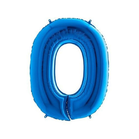 INGROSSO PALLONCINI PALLONCINO MYLAR N. 0 BLU MEGA 40 101CM 8032685998626 INGROSSO ARTICOLI PER FESTE