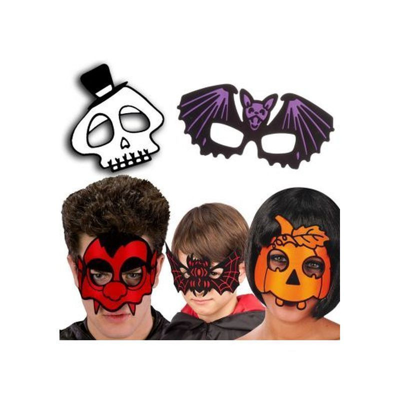 MASCHERA MEZZO VISO IN TESSUTO MOD.ASS. EAN 8004761008970 INGROSSO MASCHERE DI HALLOWEEN MASCHERA MEZZO VISO IN TESSUTO MOD.ASS. EAN 8004761008970 INGROSSO MASCHERE DI HALLOWEEN