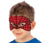 MASCHERA UOMO RAGNO IN TESSUTO RIFRANGEN EAN 8004761015954 INGROSSO MASCHERE DI HALLOWEEN