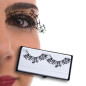 CIGLIA NERE CON RAGNATELE IN BLISTER EAN 8004761071981 INGROSSO SET TRAVESTIMENTI HALLOWEEN