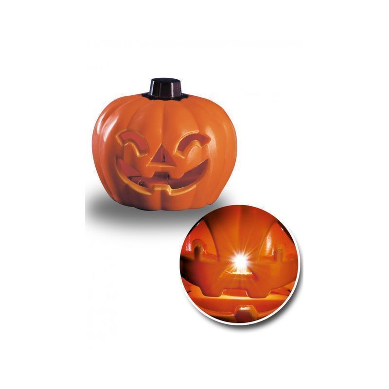 ZUCCA MINI C/LUCE INTERMITTENTE (BATT.IN EAN 8004761079611 INGROSSO DECORAZIONI HALLOWEEN