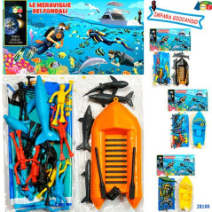 INGROSSO BUSTA SUB LE MERAVIGLIE DEI FONDALI ASS. 8034094808398 INGROSSO BUSTE SOLDATINI E ANIMALI BUSTE ANIMALI GIOCATTOLO