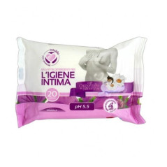 INGROSSO PROFUMERIA SALVIETTE INTIME 20PZ CON CAMOMILLA 8057502402506 INGROSSO ARTICOLI IGIENE E SALUTE
