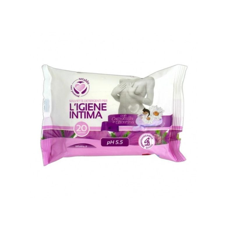 SALVIETTE INTIME 20PZ CON CAMOMILLA EAN 8057502402506 INGROSSO SALVIETTE