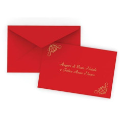 INGROSSO ARTICOLI NATALIZI BIGLIETTI AUGURI ROSSI F9 CF 100+100 8033593086832 INGROSSO ARTICOLI NATALE