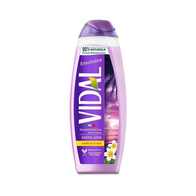 VIDAL BAGNO 500ML. EMOT.FIORI TIARE' EAN 8008970056494 INGROSSO DOCCIA SCHIUMA