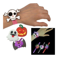 INGROSSO HALLOWEEN BRACCIALETTO FUNNY HALLOWEEN C/LUCI ASS 8026196308463 INGROSSO ACCESSORI HALLOWEEN
