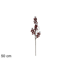 INGROSSO ARTICOLI NATALIZI STELO C/BACCHE PERLATE 50 CM 8053482205670 INGROSSO DECORAZIONI NATALIZIE