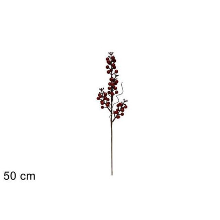 INGROSSO ARTICOLI NATALIZI STELO C/BACCHE PERLATE 50 CM 8053482205670 INGROSSO DECORAZIONI NATALIZIE