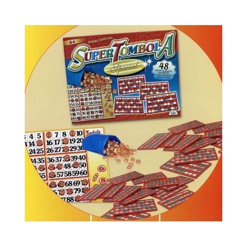 TOMBOLA SPECIAL 24 CARTELLE PLASTIFICATE EAN 8000888000927 INGROSSO GIOCHI DI SOCIETA TOMBOLA SPECIAL 24 CARTELLE PLASTIFICATE EAN 8000888000927 INGROSSO GIOCHI DI SOCIETA