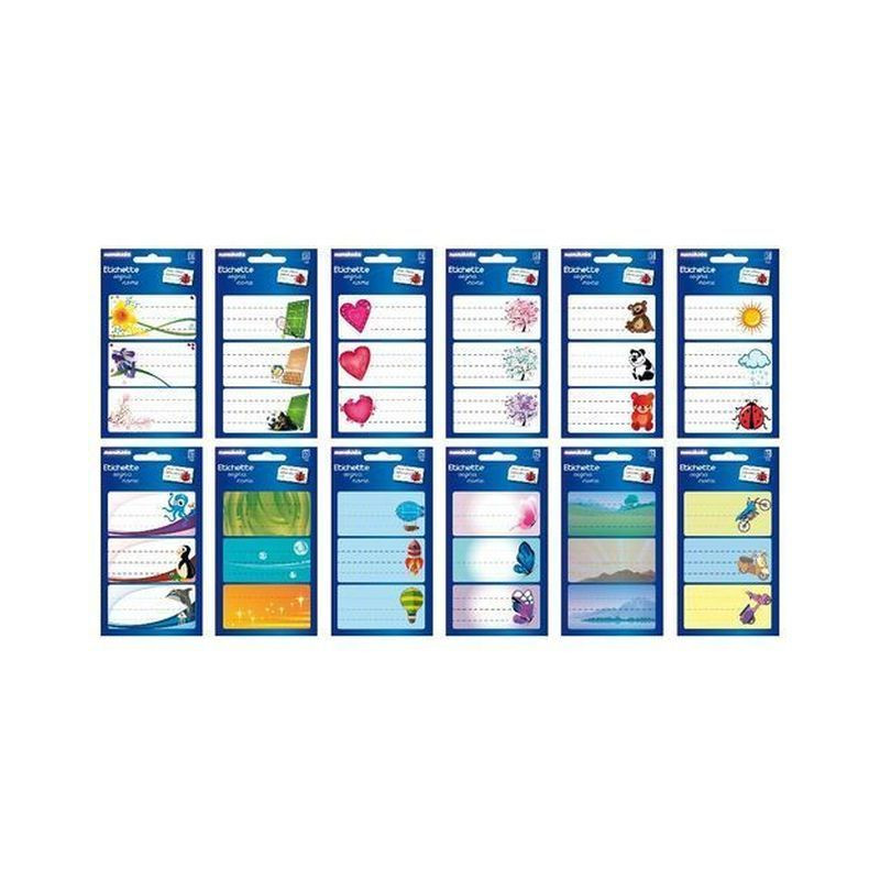 ETICHETTE SEGNA NOME EAN 8033593028917 INGROSSO ETICHETTE LABEL POSTIT