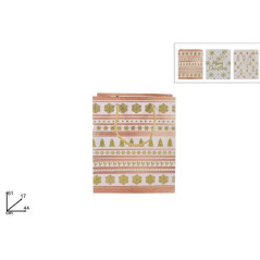 INGROSSO ARTICOLI NATALIZI BUSTA REGALO C/DECORO NATALIZIO ROSA 3AS 8053482143118 INGROSSO ARTICOLI NATALIZI PER CONFEZIONI