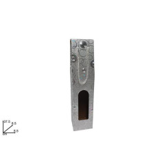 INGROSSO ARTICOLI NATALIZI BOX PORTABOTTIGLIA SILVER R580-BOX/SILVE 8053482211411 INGROSSO ARTICOLI NATALIZI PER CONFEZIONI