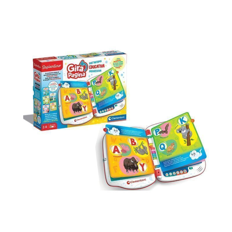GIRA PAGINA - CLEMENTONI 16430 EAN 8005125164301 INGROSSO GIOCHI SAPIENTINO