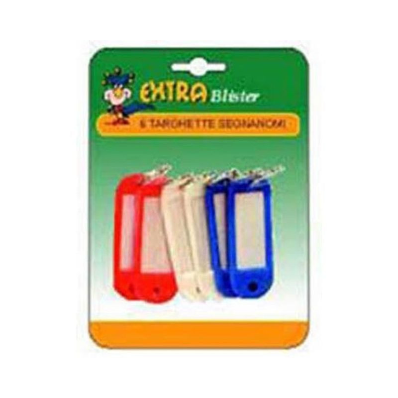 BL 6 TARGHETTE SEGNANOMI EAN 8015550022589 INGROSSO VITI E CHIODI