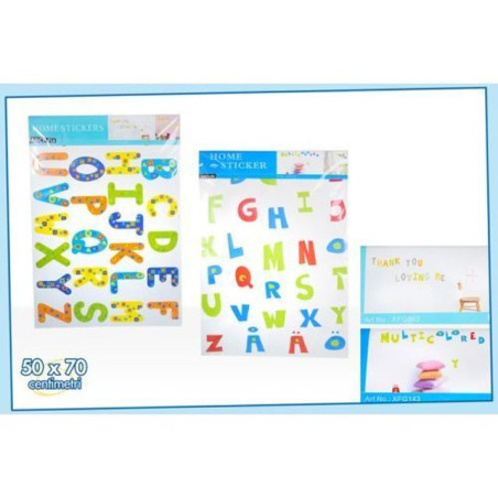 INGROSSO CARTOLERIA ADESIVO DEC. LETTERE 50X70 8032732100125 INGROSSO ARTICOLI SCUOLA ARTICOLI PER DECORAZIONI