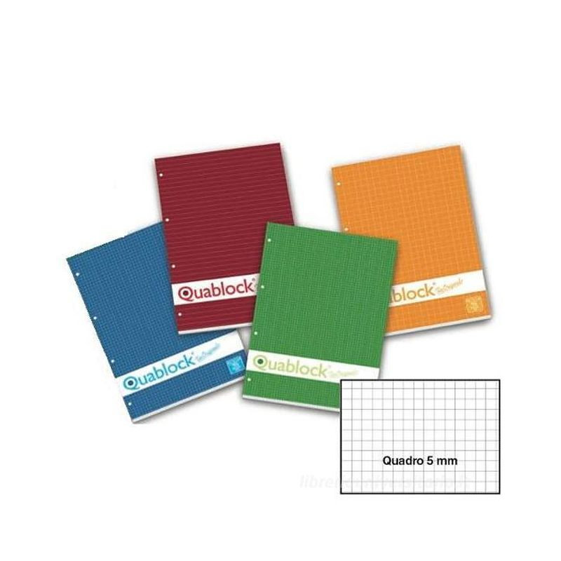 QUABLOCK BIANCO A5 5 MM. 5 EAN 8005235198982 INGROSSO QUABLOCK E REGISTRI QUABLOCK BIANCO A5 5 MM. 5 EAN 8005235198982 INGROSSO QUABLOCK E REGISTRI